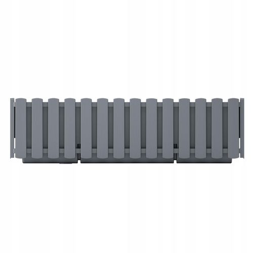 Skrzynka balkonowa Boardee Fencycase 600 | Szary kamienny, Kształt Prostokątny, Wymiary 18x58x16.2 cm, Kolor Szary kamienny, Prosperplast na Arena.pl