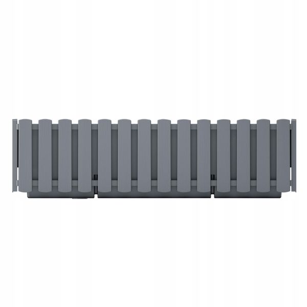 Skrzynka balkonowa Boardee Fencycase 600 | Szary kamienny, Kształt Prostokątny, Wymiary 18x58x16.2 cm, Kolor Szary kamienny, Prosperplast zdjęcie 2