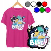 KOSZULKA DZIECIĘCA T-SHIRT Z NADRUKIEM - BAJKI I O BLUE - XS 110-116