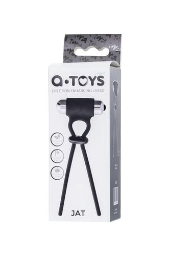a-toys erection enhancing lasso jat , black, silicone, 14cm na Arena.pl