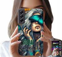 ETUI DO SAMSUNG GALAXY S22 PLUS - ANTI SOCIAL MOTYLEK, KOBIECE