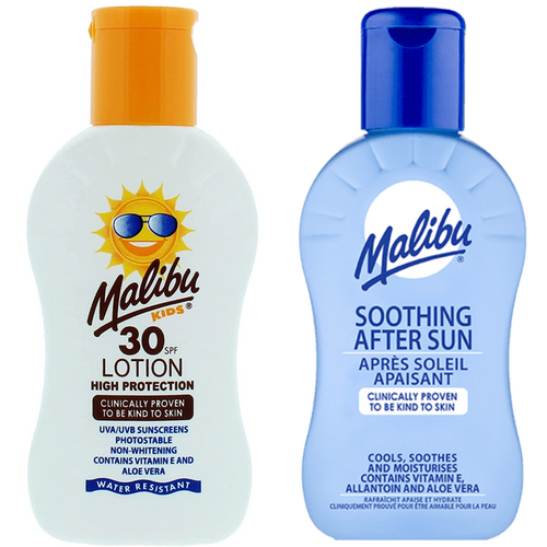 Malibu Balsam Dla Dzieci SPF30 100ml + Balsam Po Opalaniu 100ml na Arena.pl