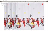 Firanka dziecięca bajkowa Disney INIEMAMOCNI kolorowa 550x150 TAŚMA