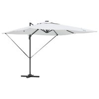 Parasol plażowy piaskowy 286 x 285 x 270 cm Aluminium