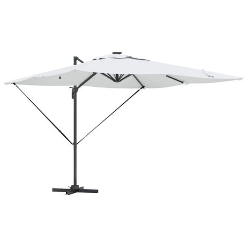 Parasol plażowy piaskowy 286 x 285 x 270 cm Aluminium na Arena.pl