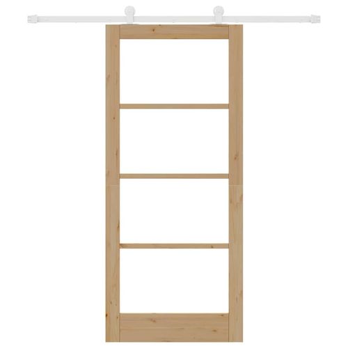 Drzwi Przesuwne ORKDAL Brązowy 86 x 198.5 cm Drewno i metal na Arena.pl