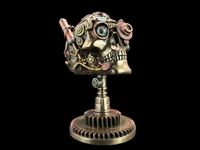 Czaszka na podstawce Steampunk VERONESE WU76570V4