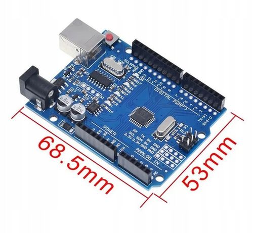 UNO R3 CH340G ZGODNE Z ARDUINO UNO R3 ATMEGA328P KLON CLONE BOARD + KABEL na Arena.pl