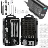 ZESTAW PRECYZYJNYCH ŚRUBOKRĘTÓW NARZĘDZI WKRĘTAKI TORX 115w1 APPLE iPHONE