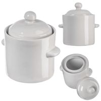 KADAX Beczka Garnek Do Kiszenia Z Kołnierzem 1,8L