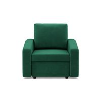 Fotel do salonu, BLOM, velvet, 83x92x92 cm, butelkowa zieleń | TYLETEGOTU