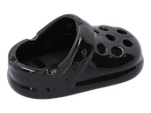Czarna Popielniczka Ceramiczna w Kształcie Klapka Buta typu Crocs