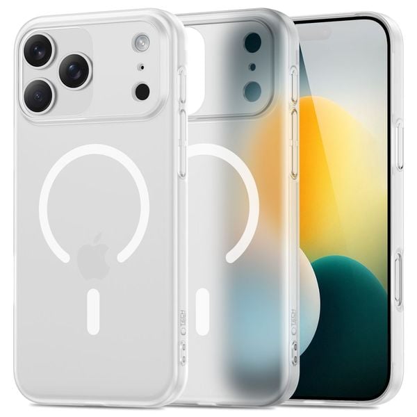 Etui TECH-PROTECT MagSlim do iPhone 17 Pro Max Białe zdjęcie 1