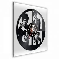 Zegar Ścienny z płyty winylowej na lustrze FILM  54 wzorów 30x30cm