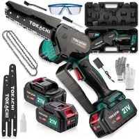 PILARKA AKUMULATOROWA MINI PIŁA ŁAŃCUCHOWA 2x AKUMULATOR BEZSZCZOTKOWA