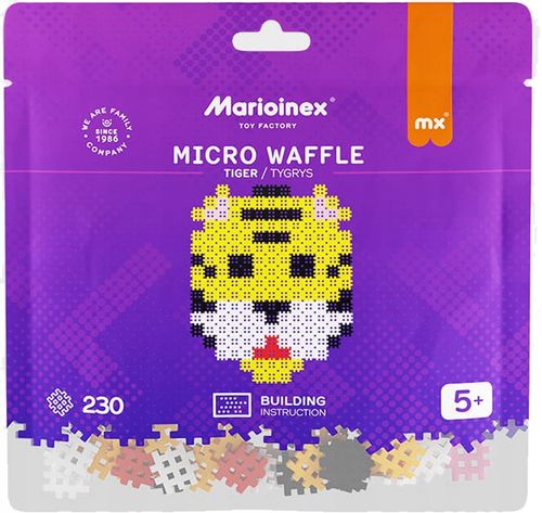 Marioinex Micro Waffle 230 el TYGRYS / TYGRYSEK - obraz puzzle na Arena.pl