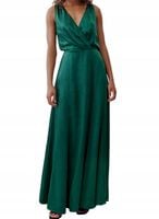 TUSSAH sukienka koktajlowa klasyczna maxi rozmiar 34