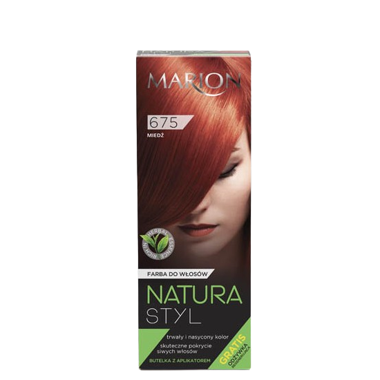 MARION Natura Styl Farba do włosów - 675 - Miedź zdjęcie 1