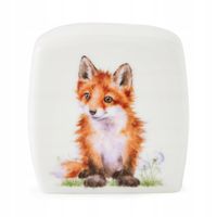 Royal Worcester skarbonka na prezent wzór lis lisek porcelana na prezent
