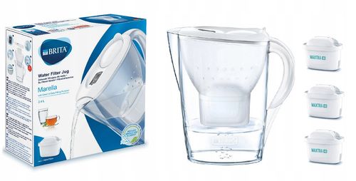 BRITA Marella biały + 3 MAXTRA PRO Pure Performance na Arena.pl