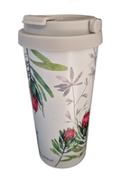 KUBEK TERMICZNY FLORINA PROTEA 500 ML Z UCHWYTEM