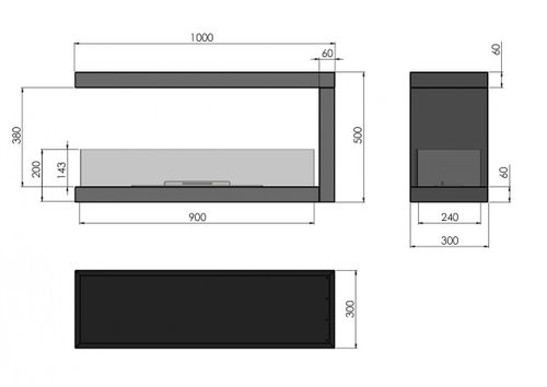 Biokominek Infire INSIDE U1000 na Arena.pl