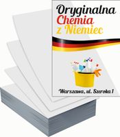 Ulotki A5 reklamowe firmowe 100 szt projekt w cenie CHEMIA Z NIEMIEC