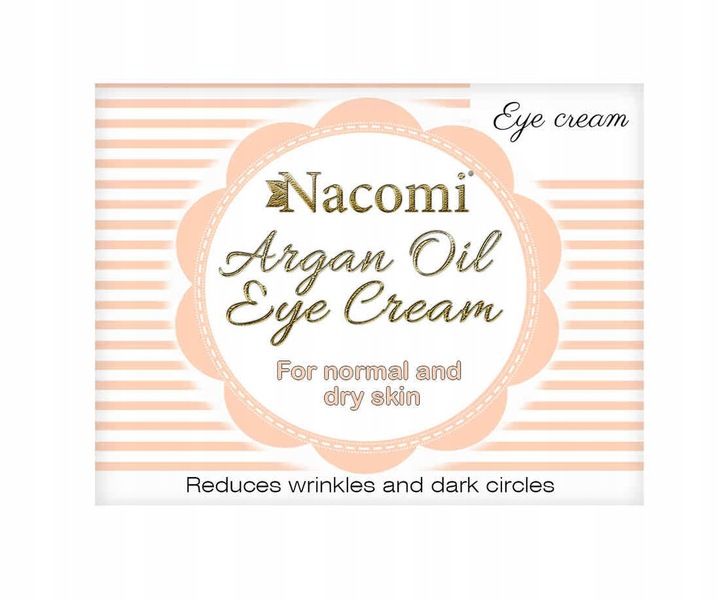 Nacomi Arganowy Krem pod Oczy 15ml zdjęcie 1