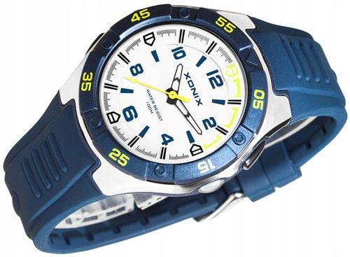 Zegarek XONIX WR100m Chłopięcy Młodzieżowy LATARKA na Arena.pl