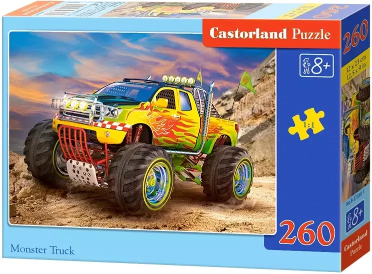 Puzzle 260 Elementów. Monster Truck zdjęcie 1
