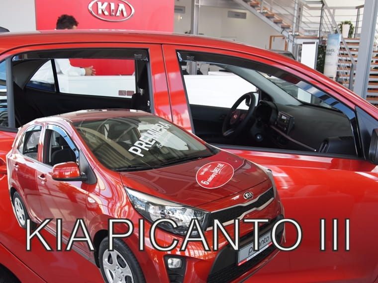 Owiewki Kia PICANTO III 5d. HTB od 2017r. Z TYŁAMI zdjęcie 2