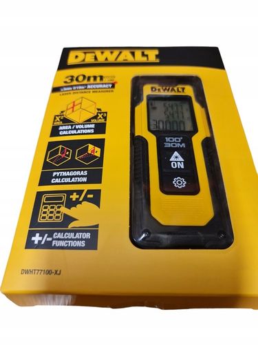 Dalmierz laserowy 30m LCD IP40 DeWALT DWHT77100 / ENERGOTYTAN POLSKA na Arena.pl