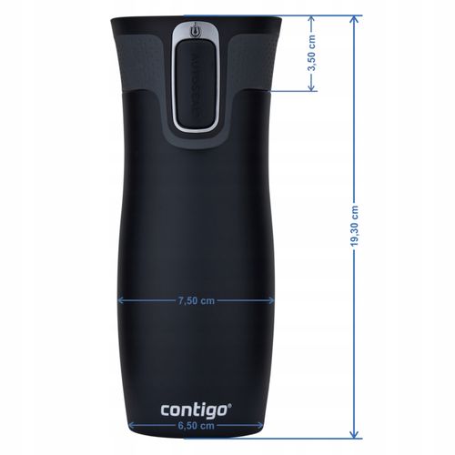 Kubek termiczny Contigo West Loop 2.0 470 ml różowy na Arena.pl