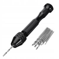 PRECYZYJNA MINI WIERTARKA RĘCZNA MODELARSKA ZACISKOWA WKRĘTAK