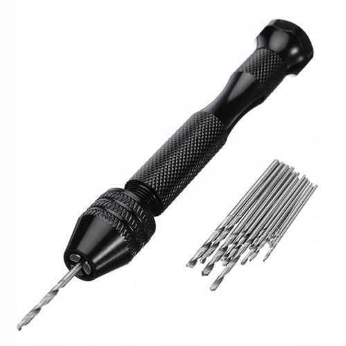 PRECYZYJNA MINI WIERTARKA RĘCZNA MODELARSKA ZACISKOWA WKRĘTAK na Arena.pl