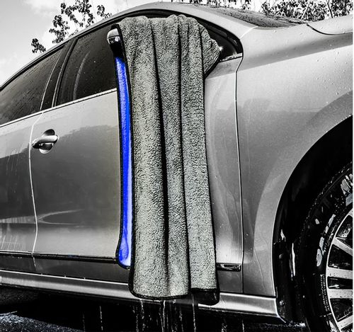 PUSZYSTY RĘCZNIK DO OSUSZANIA AUTA LAKIERU 90x60 Z MIKROFIBRY GRUBY CHŁONNY na Arena.pl