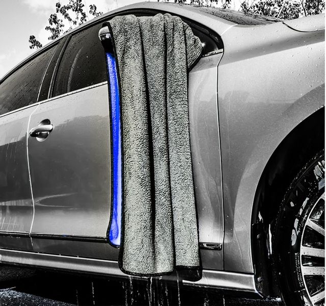 PUSZYSTY RĘCZNIK DO OSUSZANIA AUTA LAKIERU 90x60 Z MIKROFIBRY GRUBY CHŁONNY zdjęcie 4