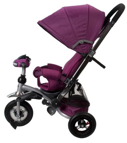 Rowerek trójkołowy - bordowy na Arena.pl