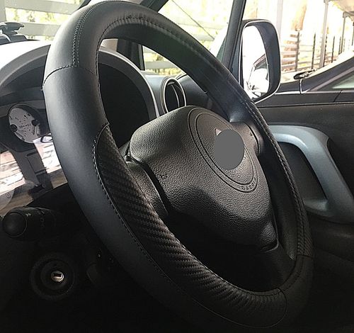 VW Golf 4 5 6 7 Jetta Passat B5 B6 B7 Polo UP! na kierownice skóra karbon na Arena.pl