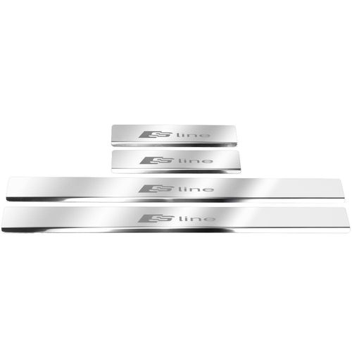 Listwa progowa AUDI A4 B9 SLINE Stal nierdzewna 304 połysk 4szt na Arena.pl