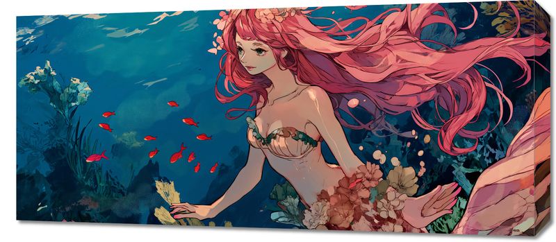 Obraz 90x40cm Nimfa Oceanu zdjęcie 1
