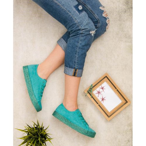 Turkusowe Trampki Espadryle r.36 na Arena.pl
