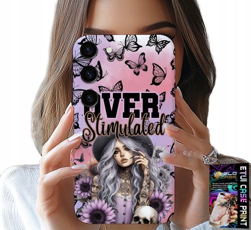 ETUI DO SAMSUNG GALAXY S23 PLUS - OVER STIMULATED, NASTOLETNIE WZORY, CASE na Arena.pl