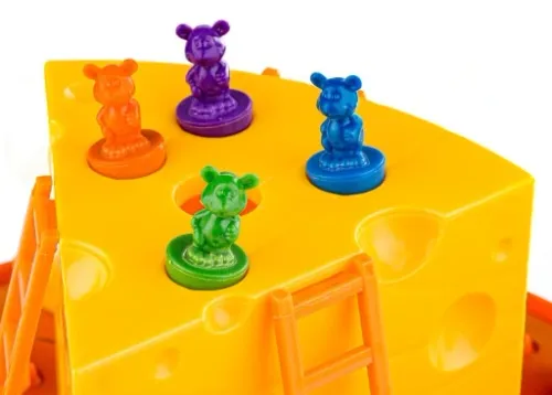 Gra Rodzinna Towarzyska Planszowa KOT I MYSZY Złap Ser Drabinki Cat & Mouse na Arena.pl