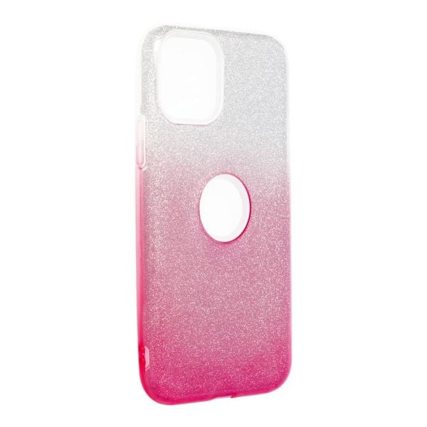 Futerał SHINING do IPHONE 11 Pro transparentny różowy zdjęcie 1