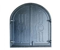 drzwiczki żeliwne do wędzarni półokrągłe 60*56,5cm - k/drz wędz