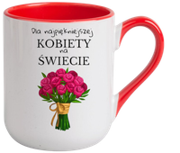 KUBEK Z NADRUKIEM PREZENT DLA KOLEŻANKI DZIEWCZYNY ŻONY MAMY DZIEŃ KOBIET