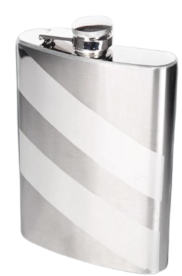 Piersiówka do alkoholu Stal Nierdzewna 270 ml 9 OZ w Srebrne Paski Gentelo na Arena.pl