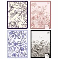 4 X ZESZYT A5, 60 KARTEK, LINIA, DLA DZIEWCZYNY