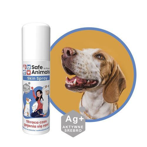 Safe Animals Skin Spray Preparat na skórę Spray ze srebrem na rany na Arena.pl